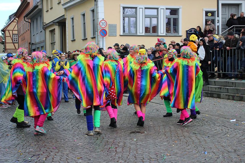 Rosenmontagsumzug nass gemacht