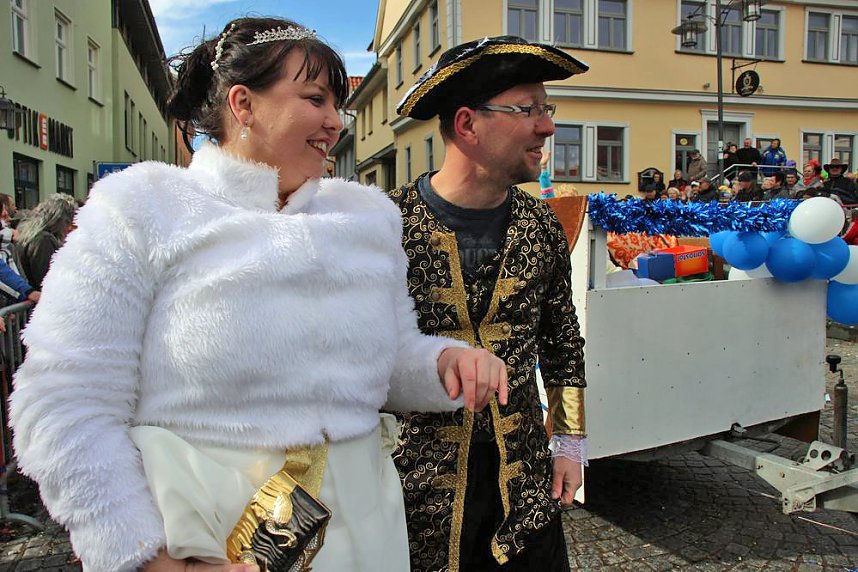 Rosenmontagsumzug nass gemacht