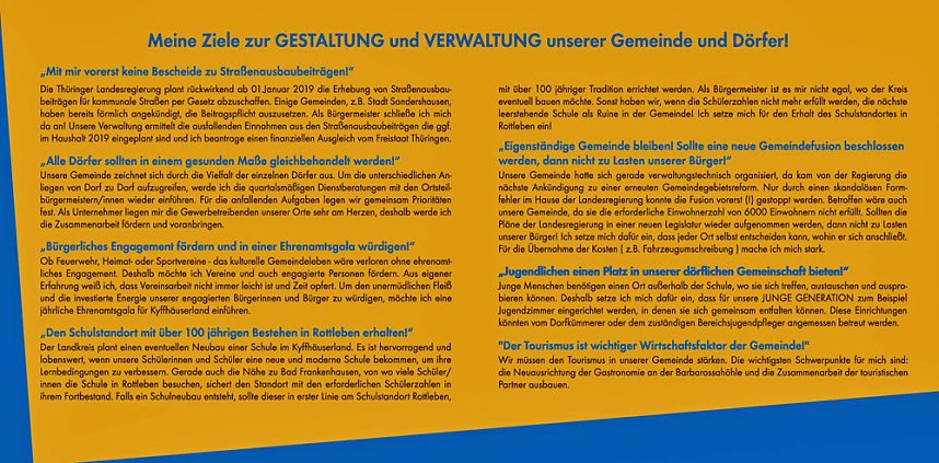 Mario Merten stellt Ziele vor