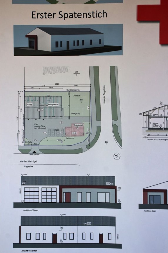 Spatenstich f&uuml;r neue Rettungswache