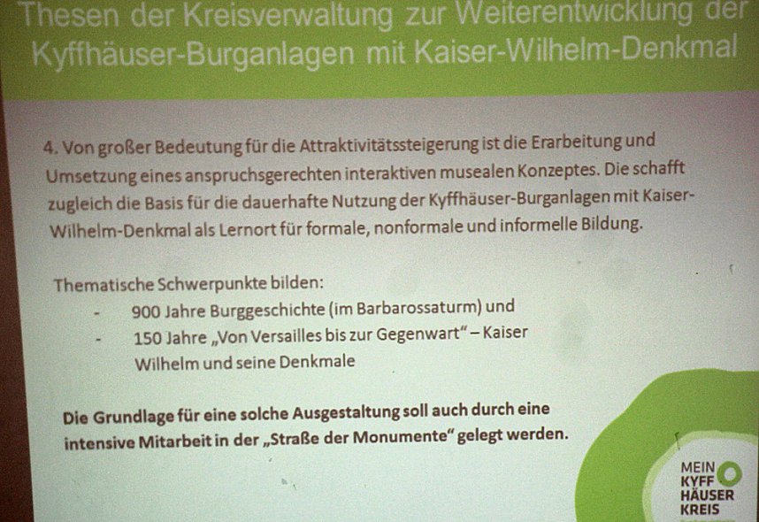 Kyffh&auml;userdenkmal soll Premiumprodukt werden