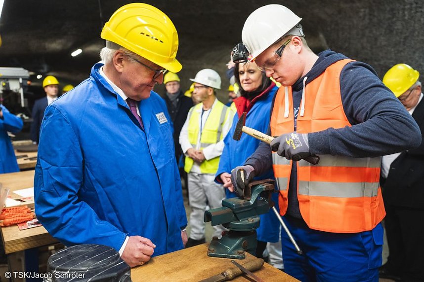 Impressionen vom Besuch des Bundespr&auml;sidenten