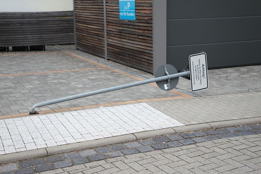 Vandalismus in Sondershausen