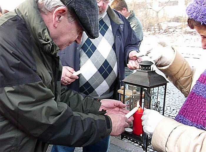 Friedenslicht in Sondershausen