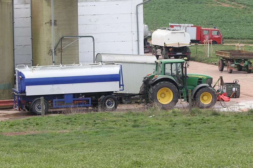 Ausgelaufenes Ammoniumnitrat...