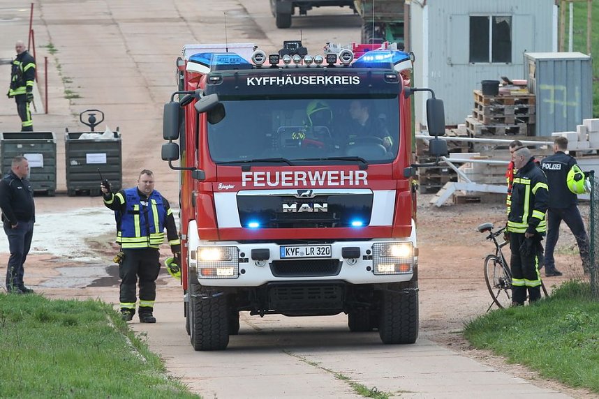 Ausgelaufenes Ammoniumnitrat...