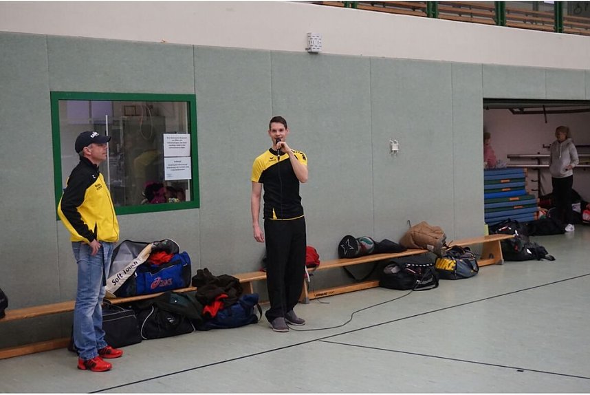 Abschluss beim Volleyball