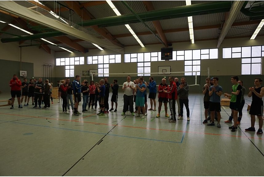 Abschluss beim Volleyball