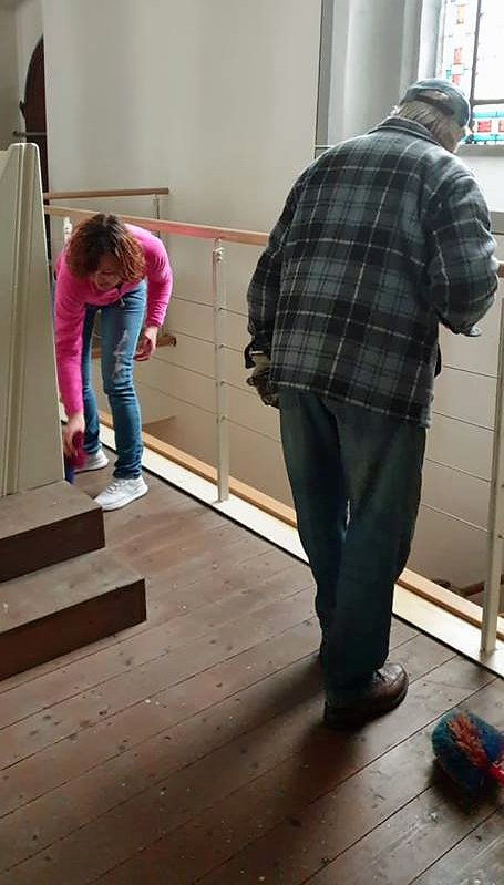 Kirche blitzblank geputzt