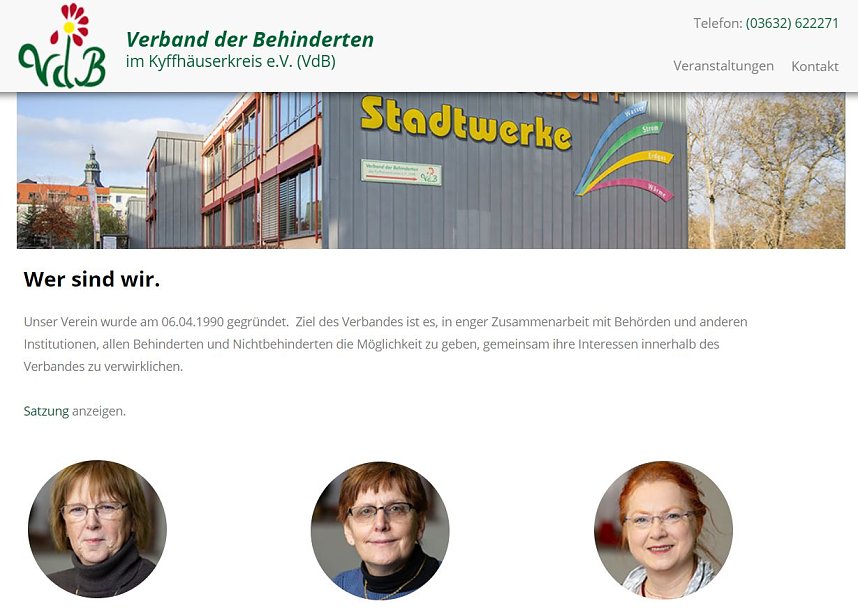 Basar und neuer Webauftritt