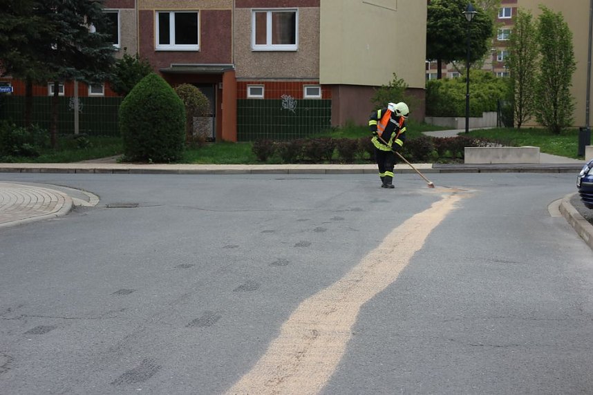 Vorsicht &Ouml;lspur