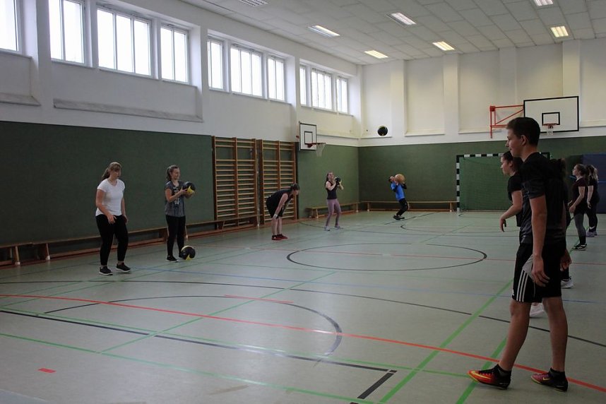 Spannendes Training mit erfolgreicher Sportlerin