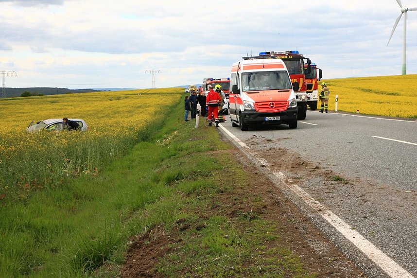 Schwerer Unfall auf der B4