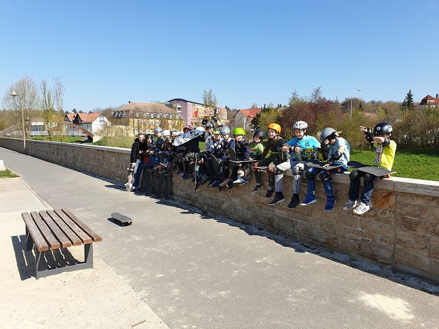 Auf dem Skateboard in die Osterferien