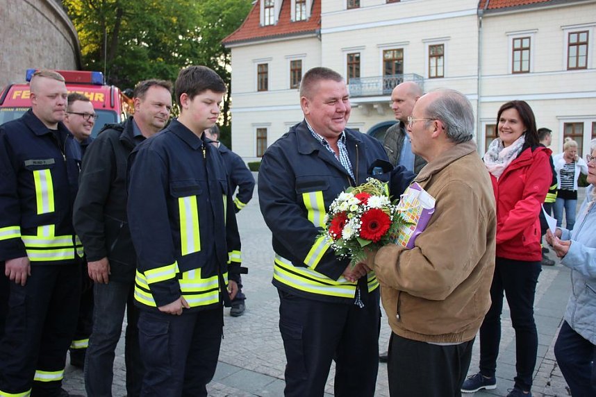 Zum Geburtstag Kamerad geehrt