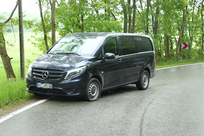 Unfall bei Strau&szlig;berg