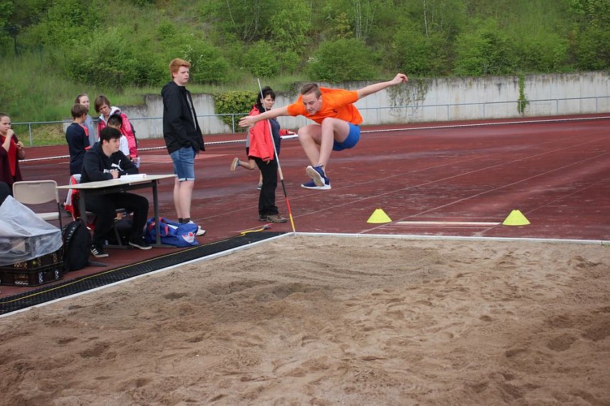 Leichtathleten im Wettkampf