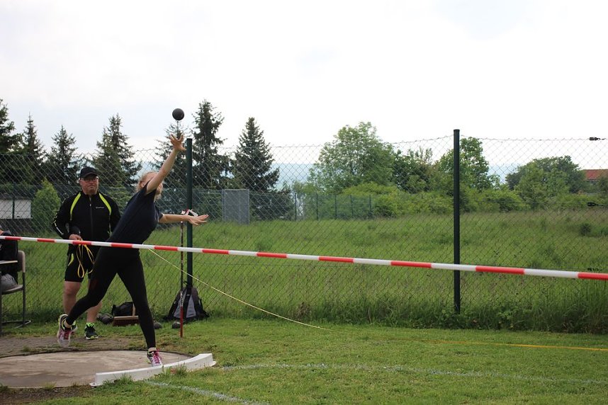 Leichtathleten im Wettkampf