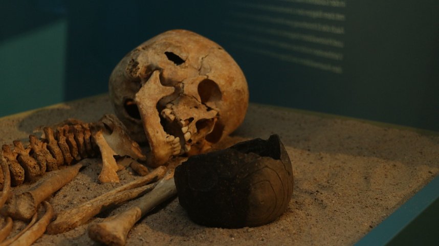 Neue arch&auml;ologische Dauerausstellung im Heringer Schloss