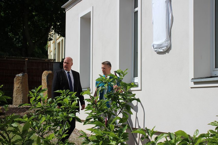 Liszt-Gedenktafel in Sondershausen enth&uuml;llt