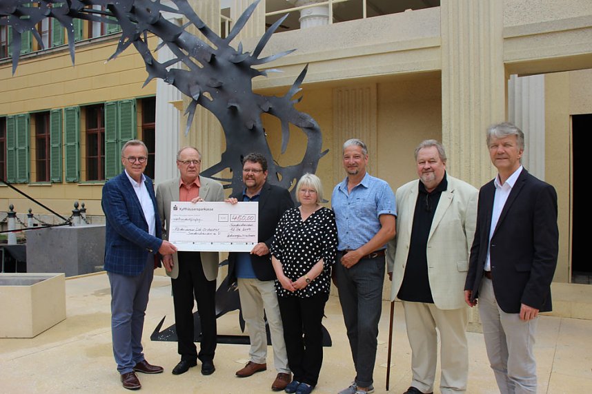 Spende f&uuml;r F&ouml;rderverein Loh-Orchester Sondershausen