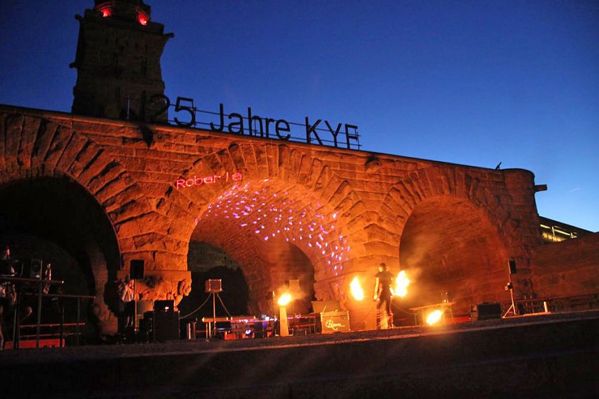 Feierlicher Abschluss beim B&uuml;rgerfest