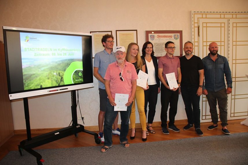 Ausgezeichnete Leistungen beim Stadtradeln
