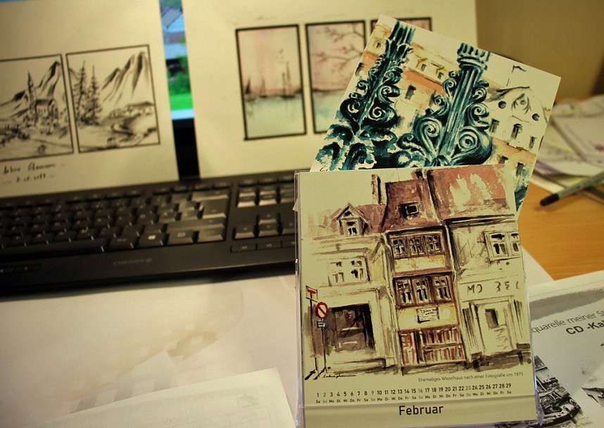 CD-Kalender mit Motiven Sondershausens