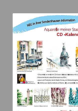 CD-Kalender mit Motiven Sondershausens