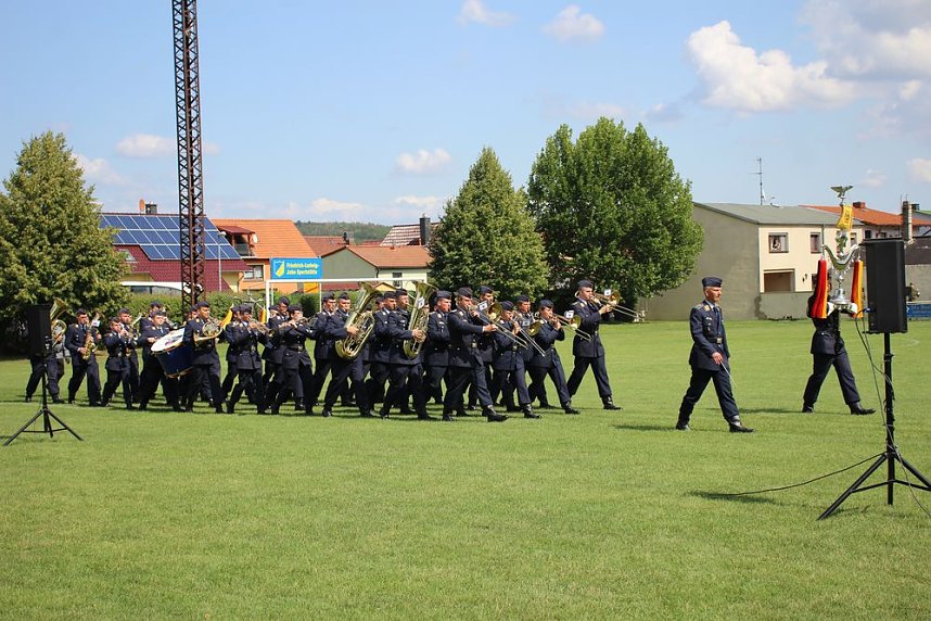 Feierliche Vereidigung in Berka