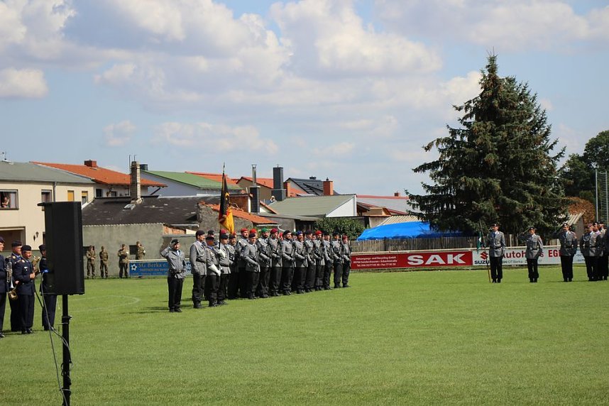 Feierliche Vereidigung in Berka