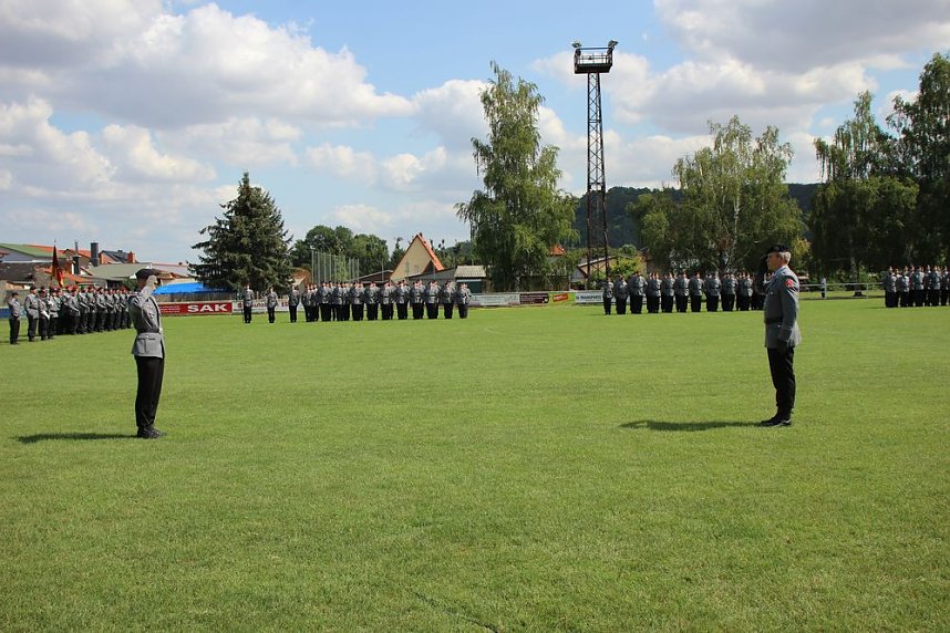 Feierliche Vereidigung in Berka