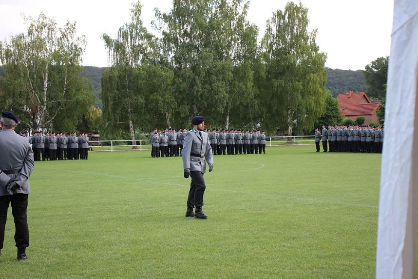 Feierliche Vereidigung in Berka