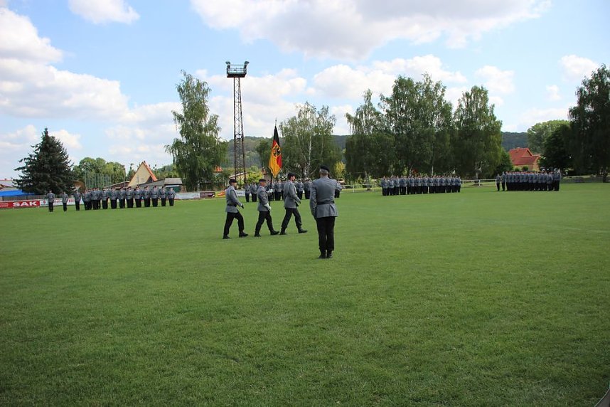 Feierliche Vereidigung in Berka