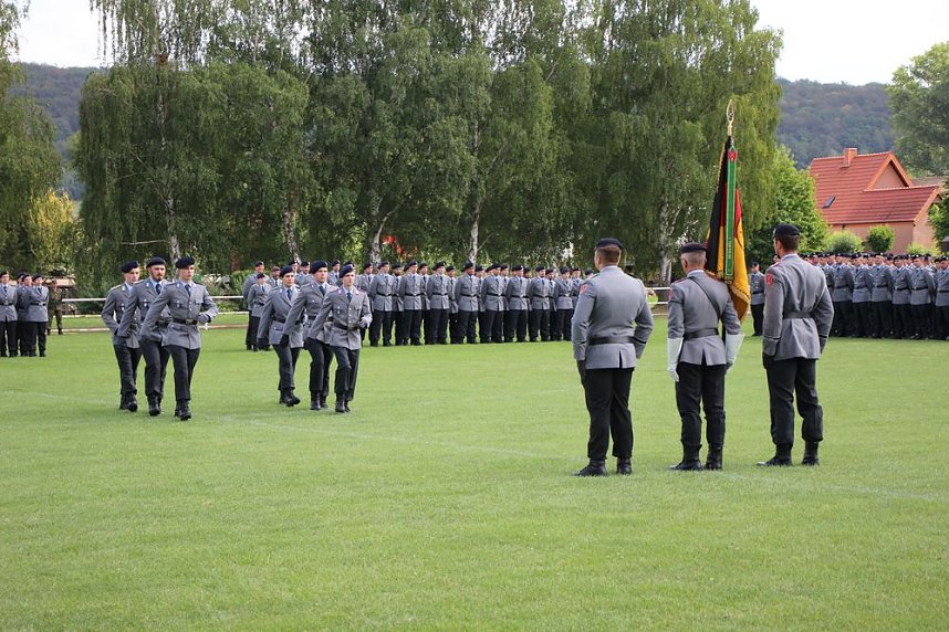 Feierliche Vereidigung in Berka