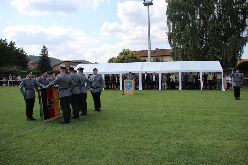 Feierliche Vereidigung in Berka