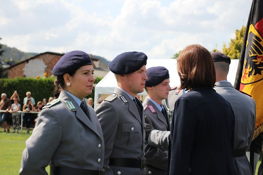 Feierliche Vereidigung in Berka