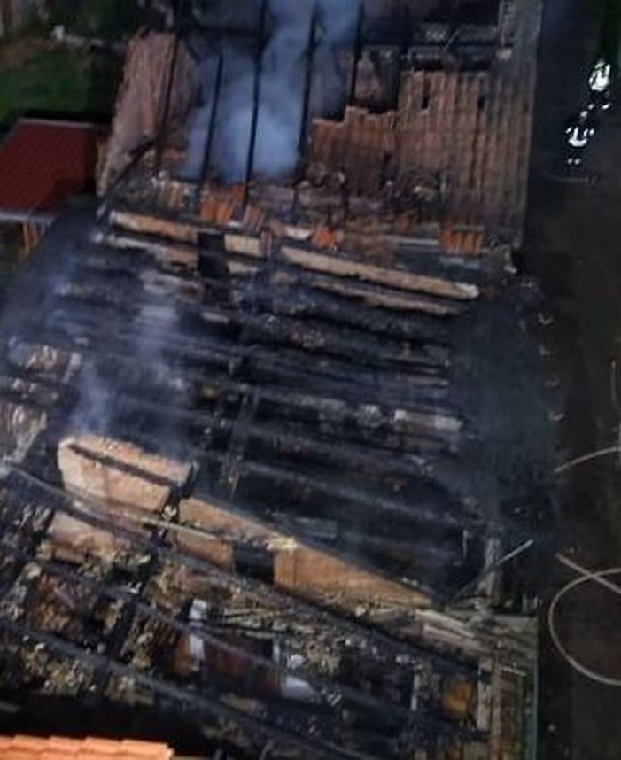 Brand in leerstehendem Geb&auml;ude