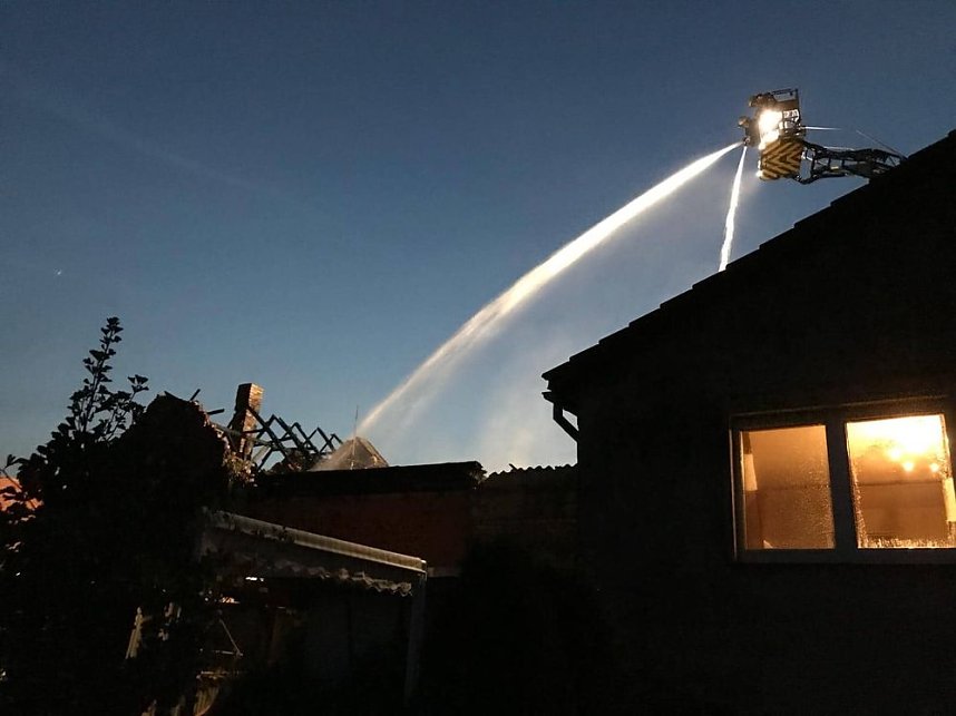 Brand in leerstehendem Geb&auml;ude