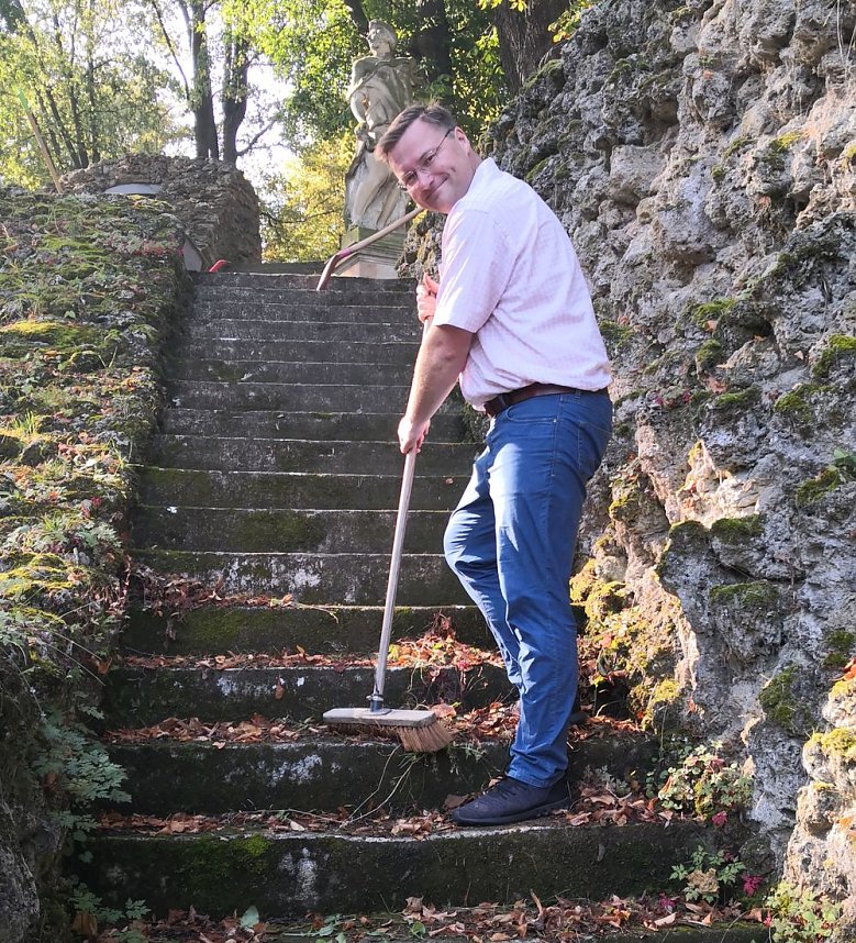 Arbeitseinsatz Schlosspark Ebeleben