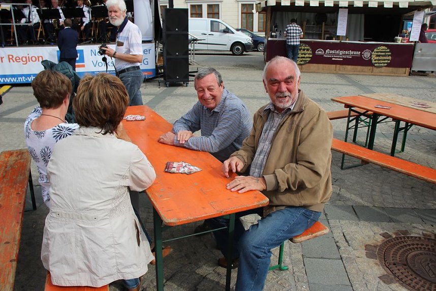 Bereits am Vormittag viel los.