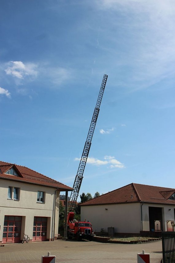 Feuerwehrleute feierten