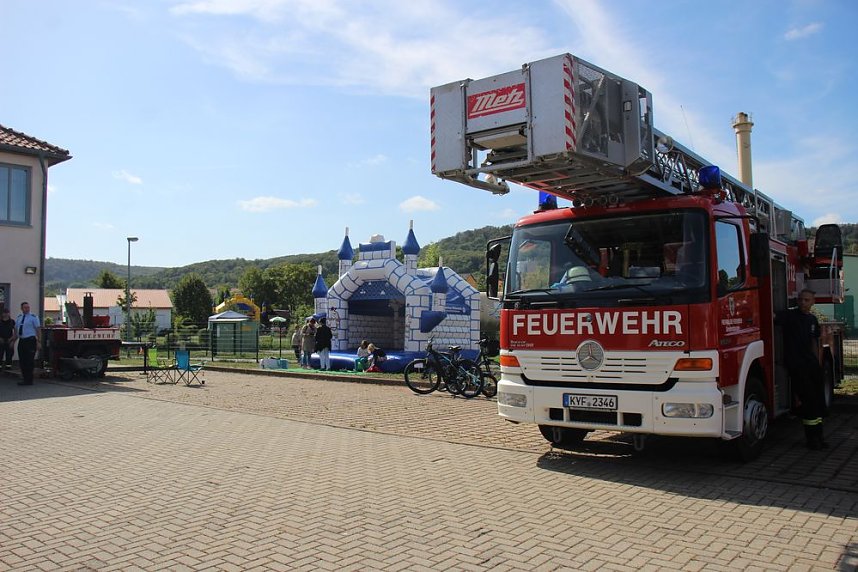 Feuerwehrleute feierten