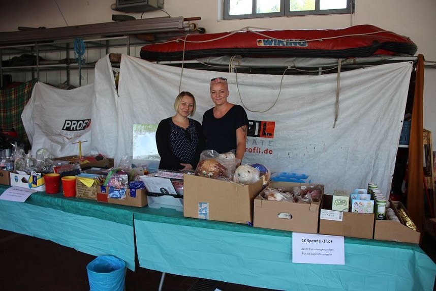 Feuerwehrleute feierten