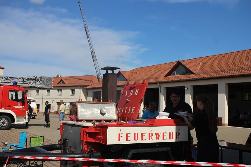 Feuerwehrleute feierten