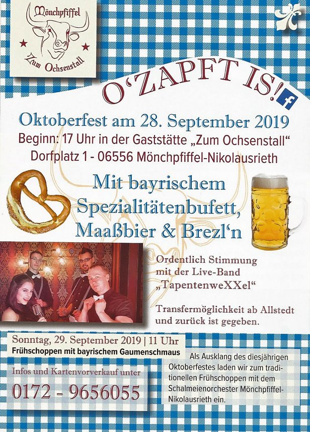 Von Gesch&auml;ftser&ouml;ffnung bis Oktoberfesten