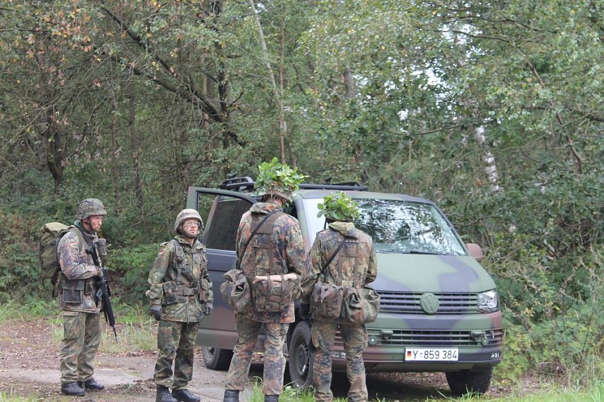 Versorgungsbataillon 131 auf dem Truppen&uuml;bungsplatz