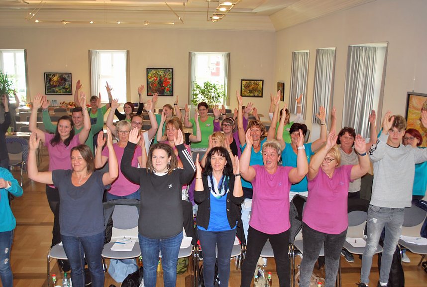 Frankenh&auml;user Erzieherinnen miteinander im Gespr&auml;ch