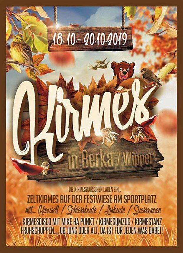 Nicht verpassen - Kirmes in Berka