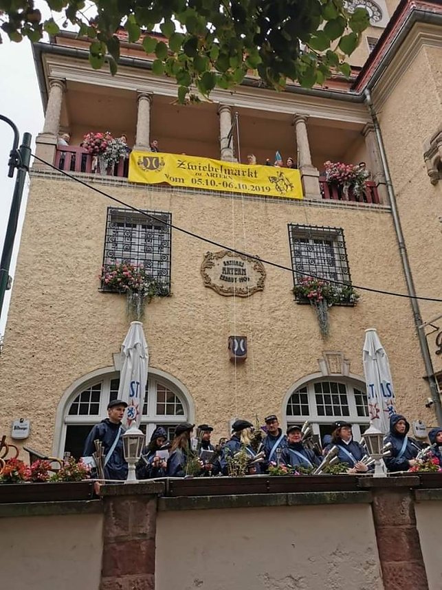 Empfang beim Zwiebelmarkt